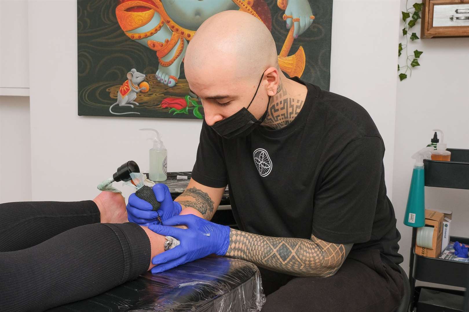 With many more people left to tattoo, Lee says he is very excited to continue to give something back.