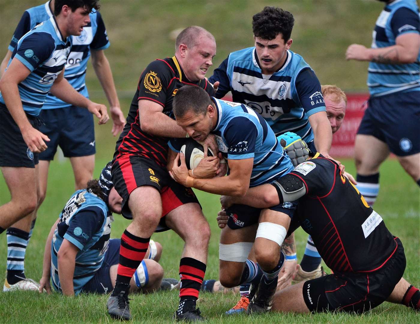 Stags in action last season