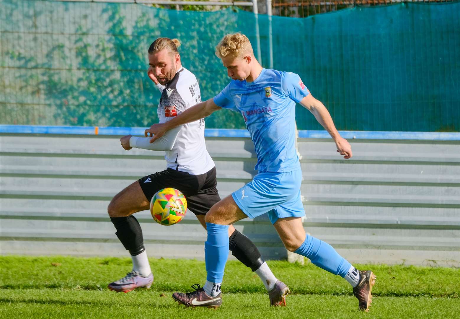 In-form frontman Conor McDonagh battles for possession