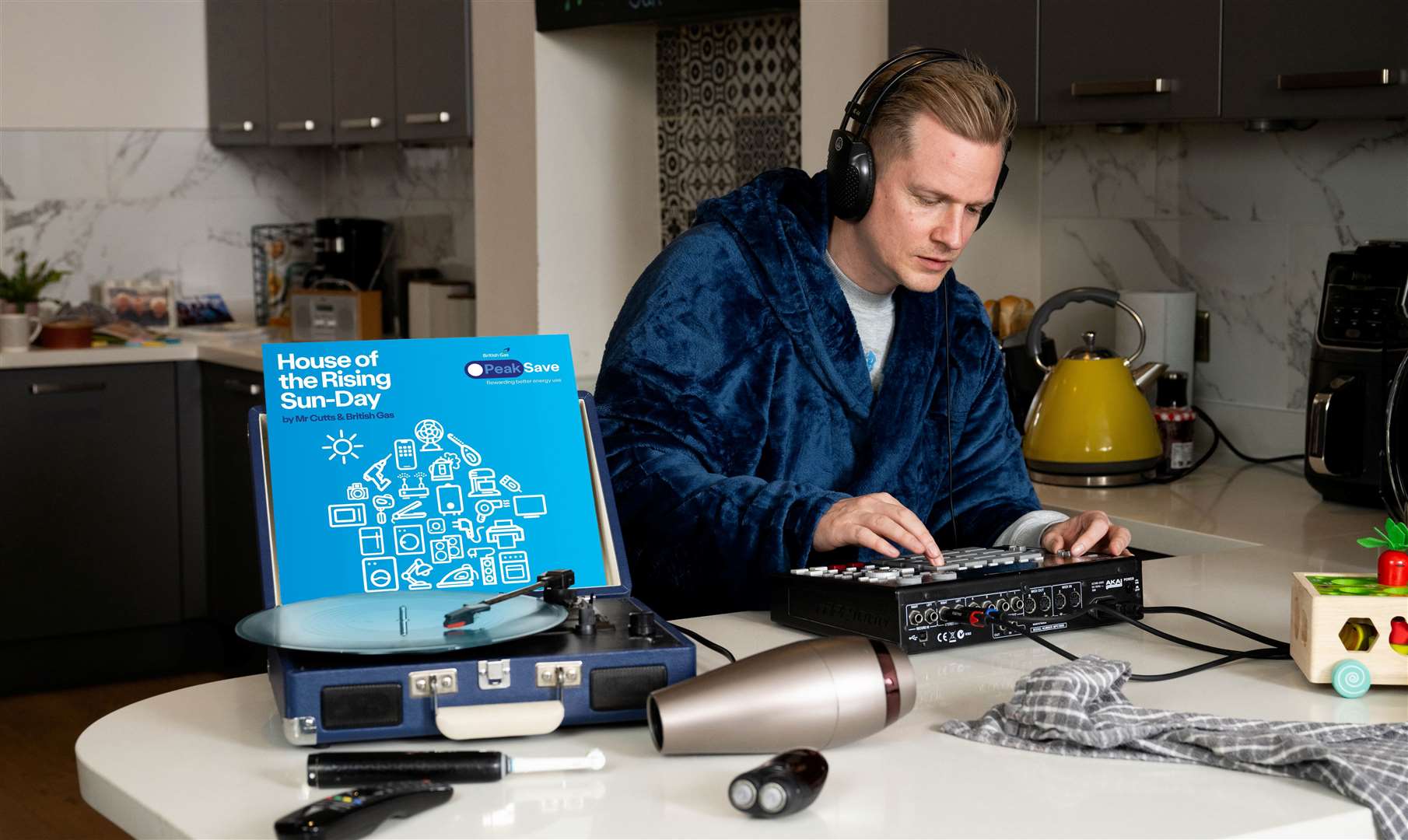 British Gas has reworked the 1960s hit House of the Rising Sun using the sounds of household appliances