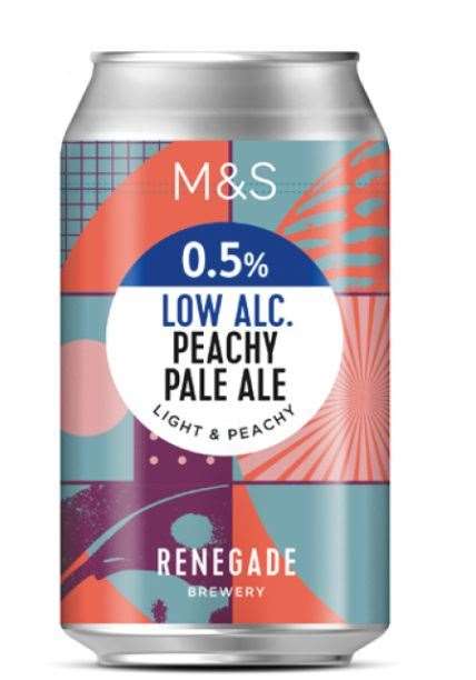 M&S is stocking Renegade's alcohol-free Peachy Pale Ale