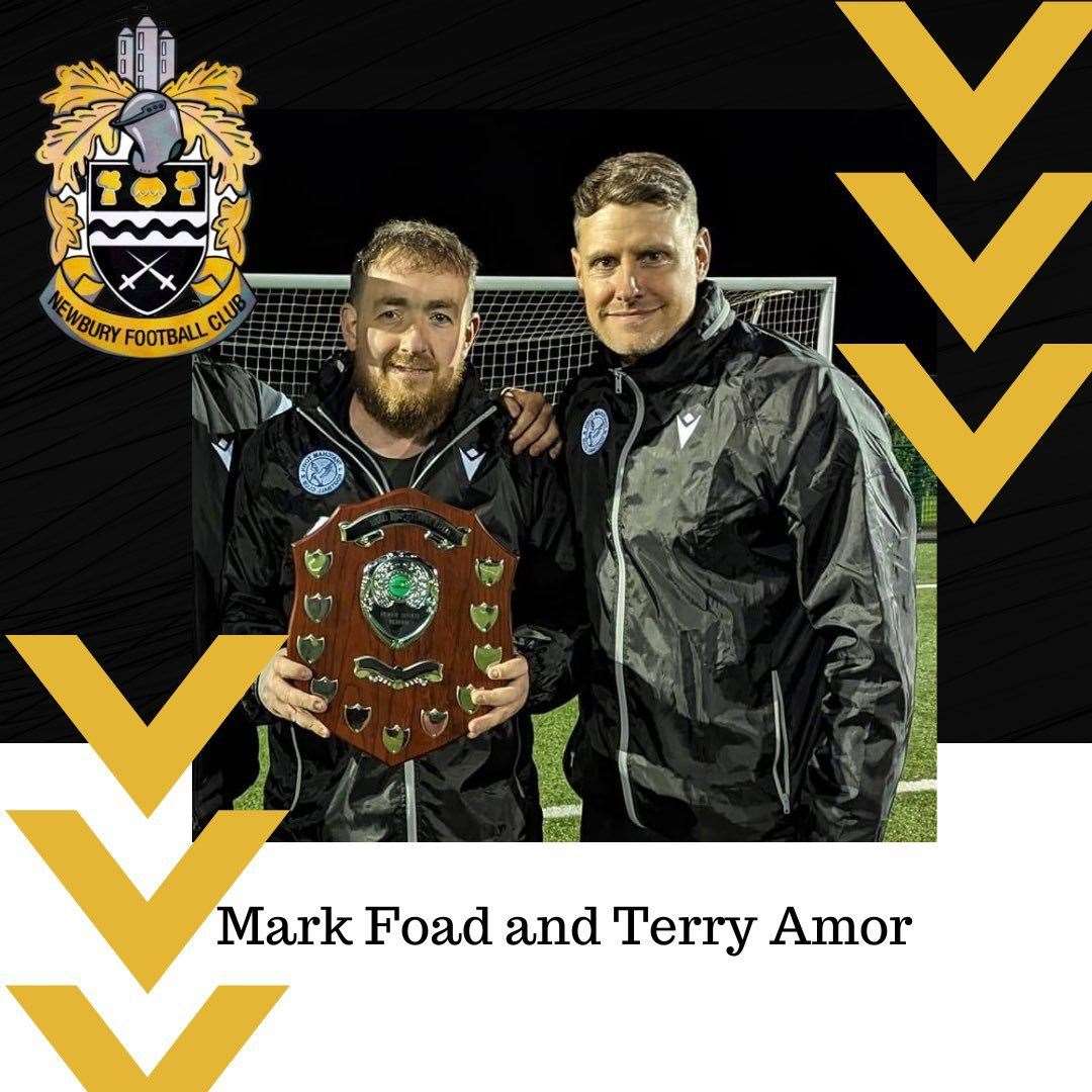 Mark Foad and Terry Amor, new additions to Newbury FC's staff - Photo: Newbury FC