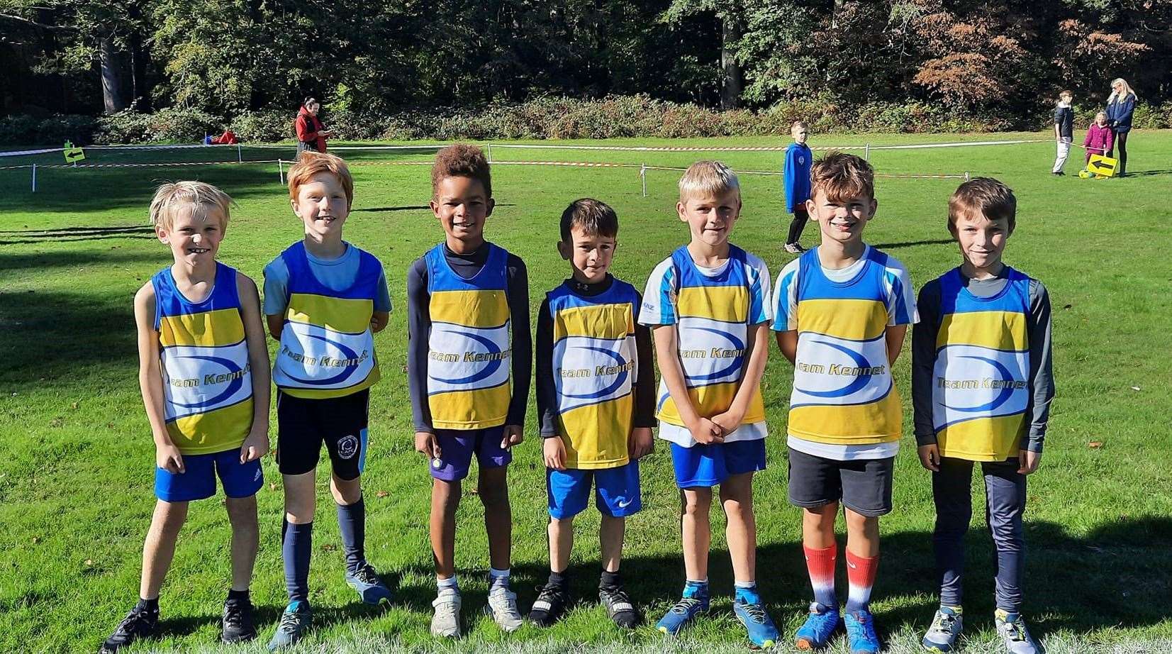 The under-nine boys team
