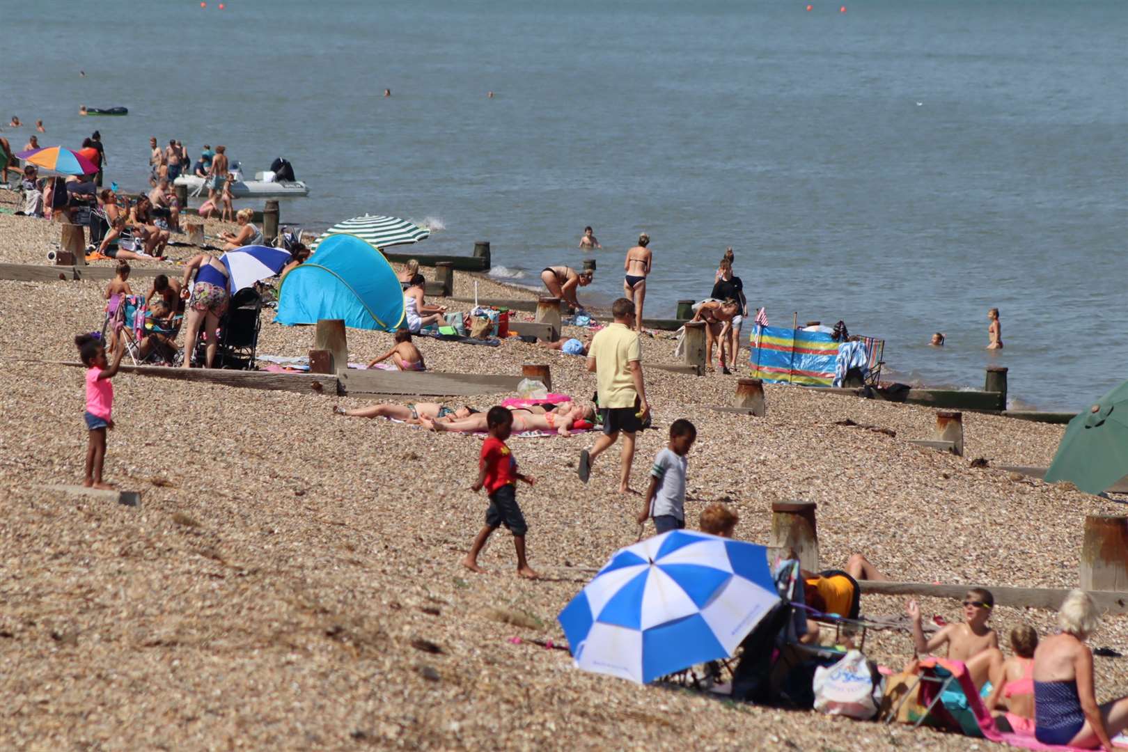 The Met Office says such hot temperatures are unusual for mid-June