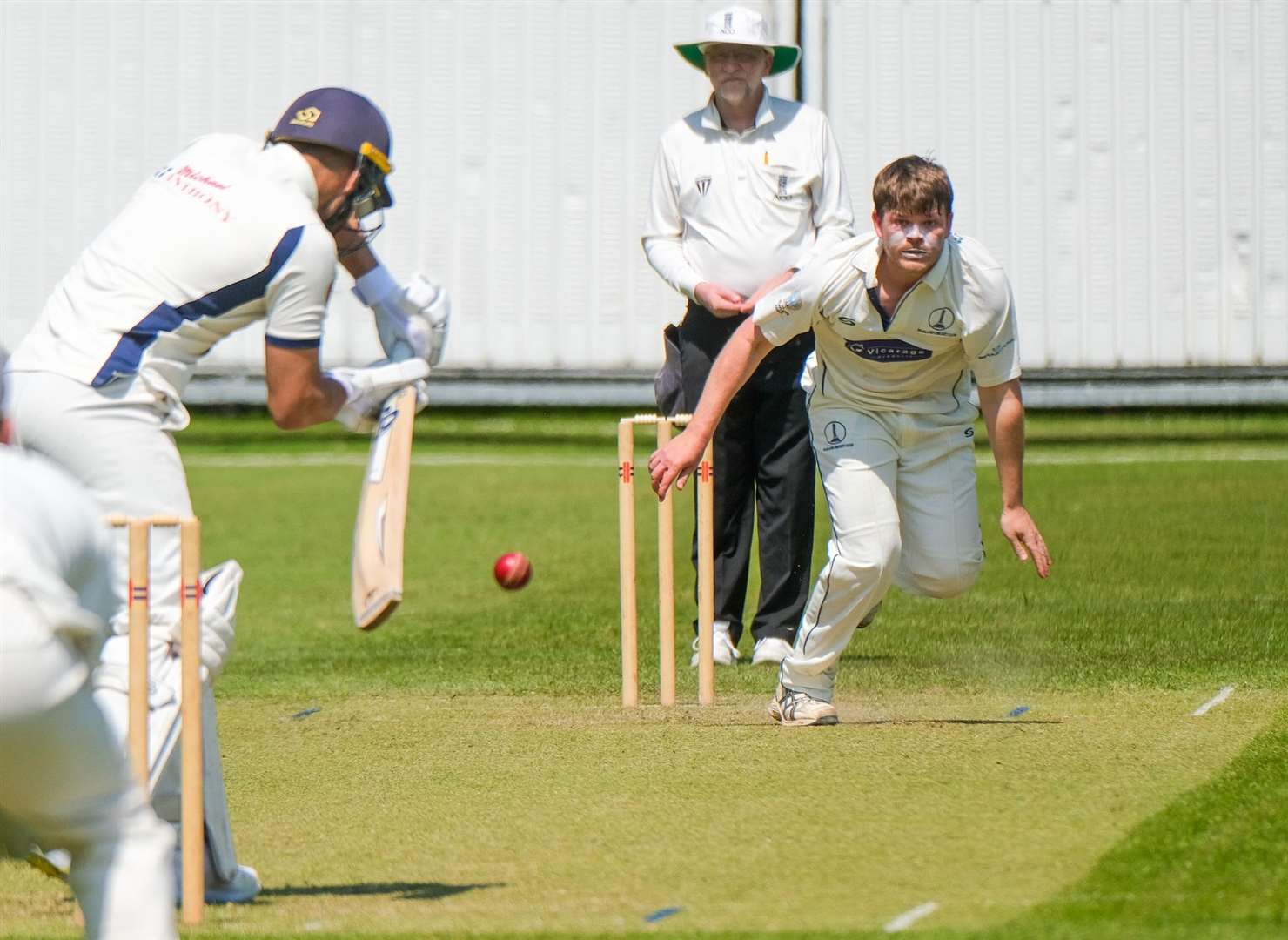 Brandon Gilmour claimed the wicket of Tring opener Ben Jacobs. Picture by Phil Cannings