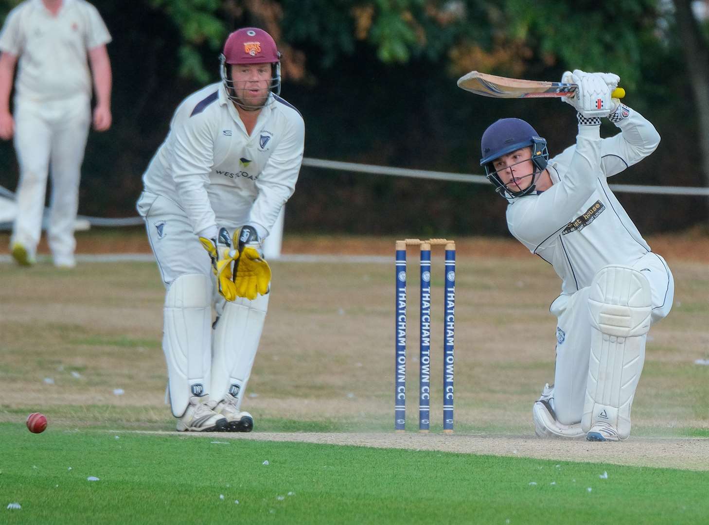 Jamie Young nails a drive towards the covers