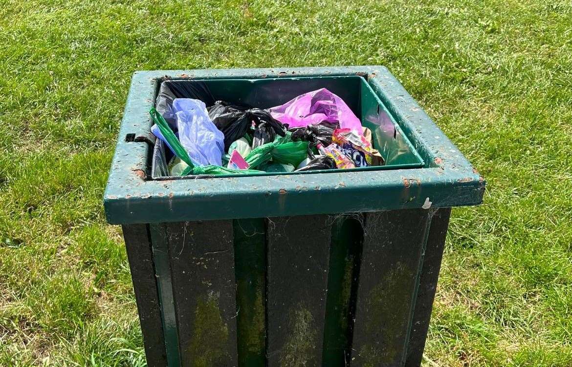 West Berkshire Council currently owns and services 141 litter and dog waste bins in Thatcham