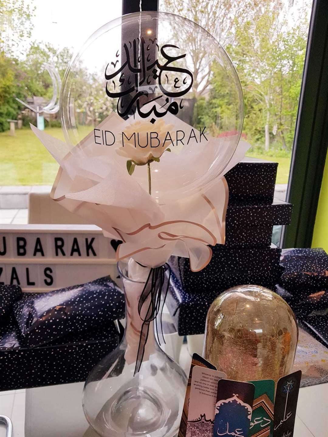 Presents spread out for the Eid monring (56460216)