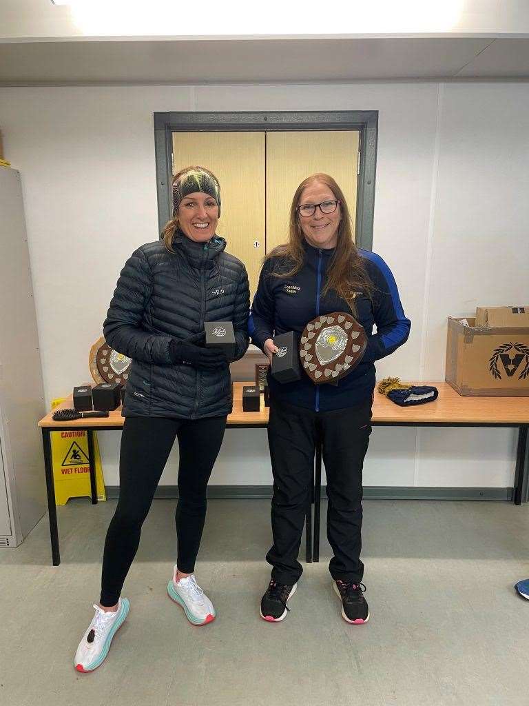 Ladies Division One's Katie Reynolds and Cheryl Angell