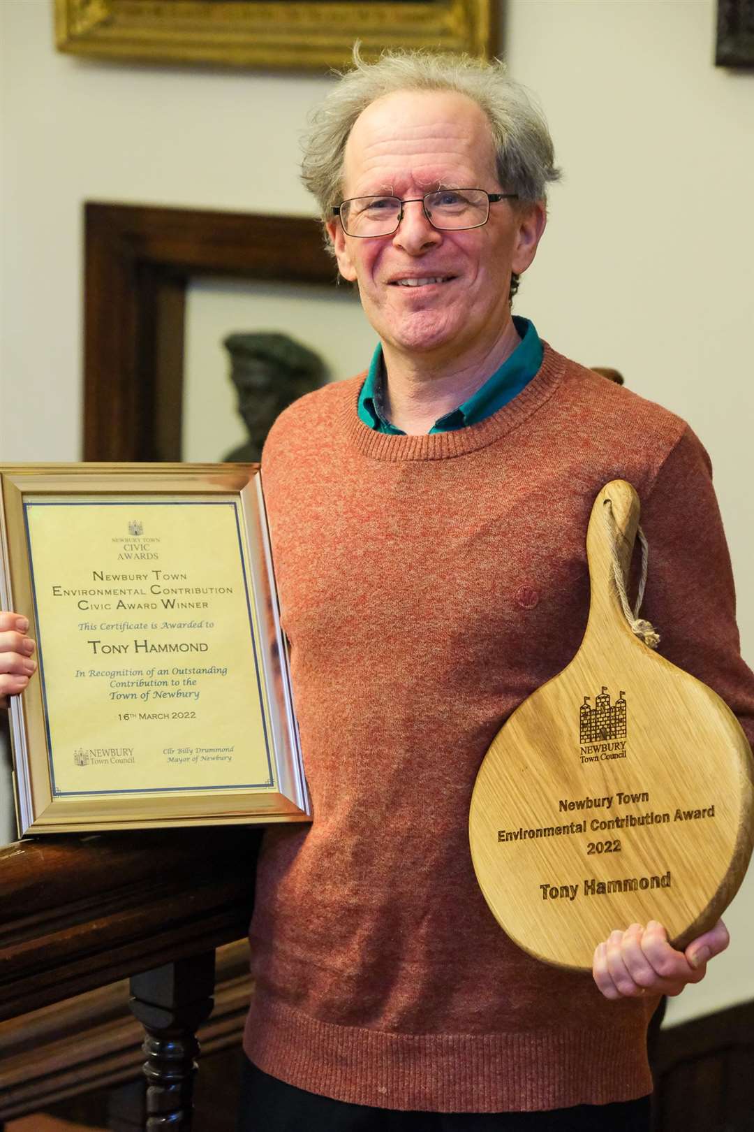 Newbury Civic Awards - the winner for Environmental Contribution was Tony Hammond