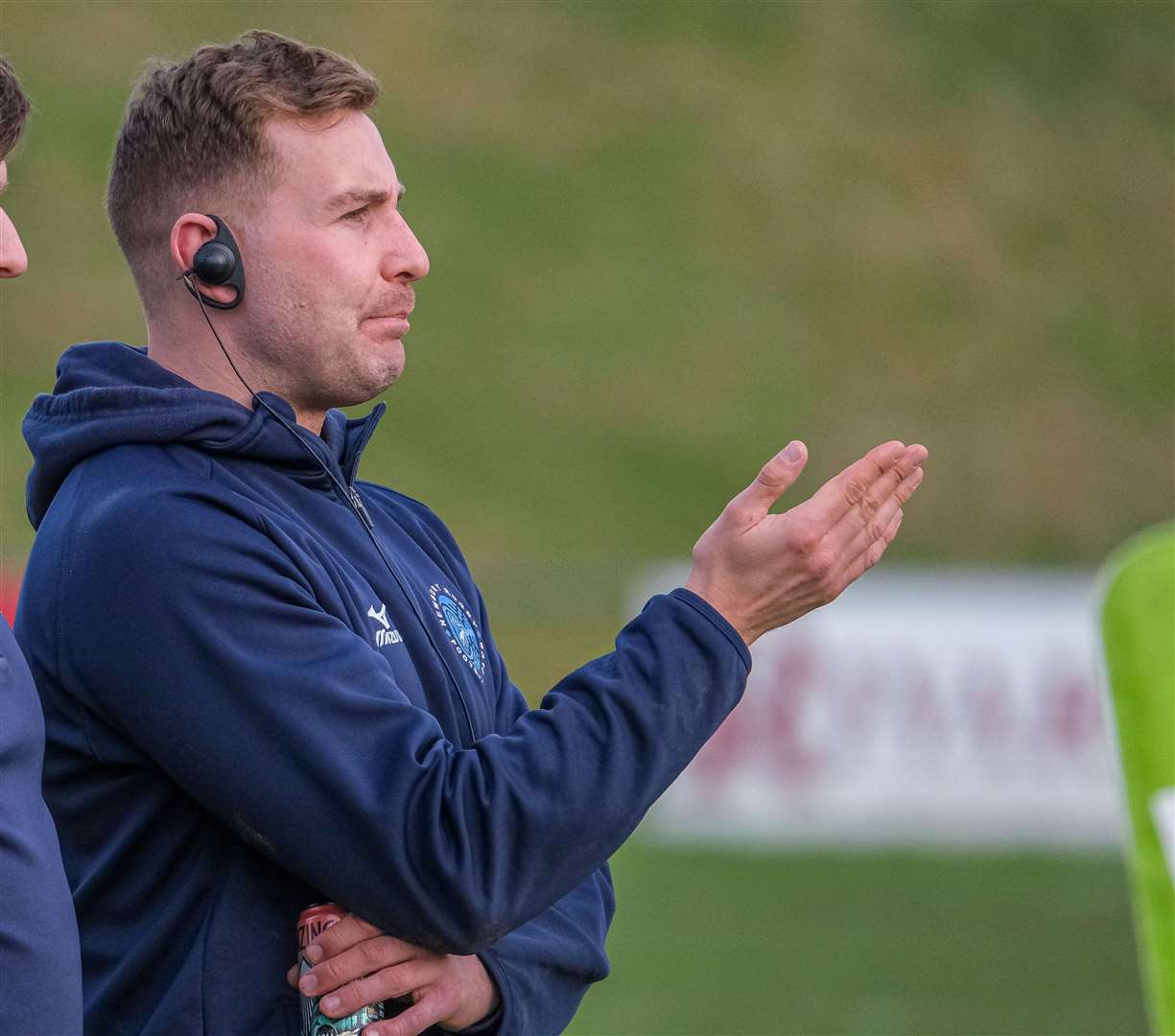 Newbury Blues head coach James McAvoy