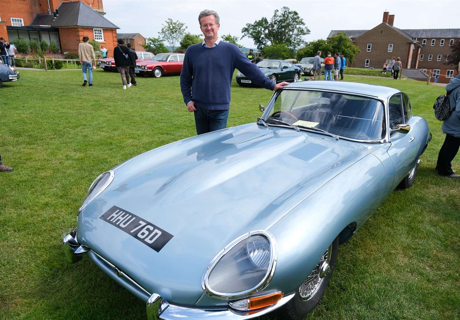Paul Belson with his 1966 Jag E-Type