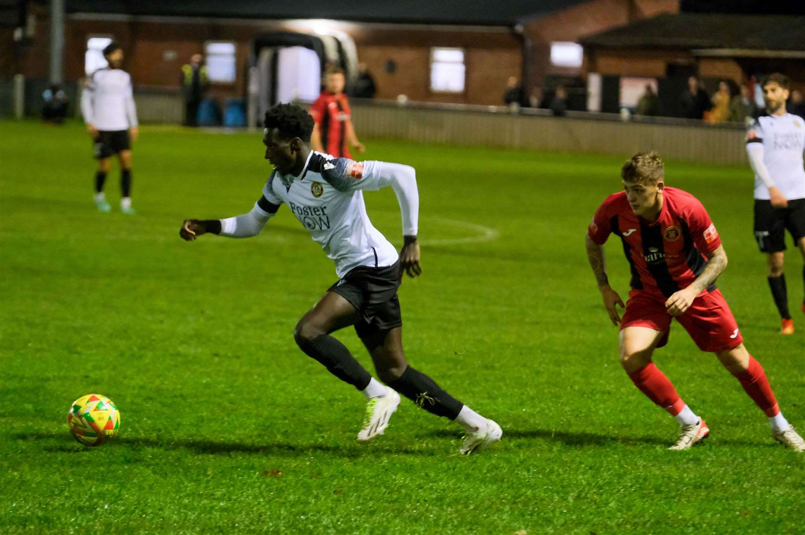 Winger Adulai Sambu scored one and made one as Hungerford beat Binfield
