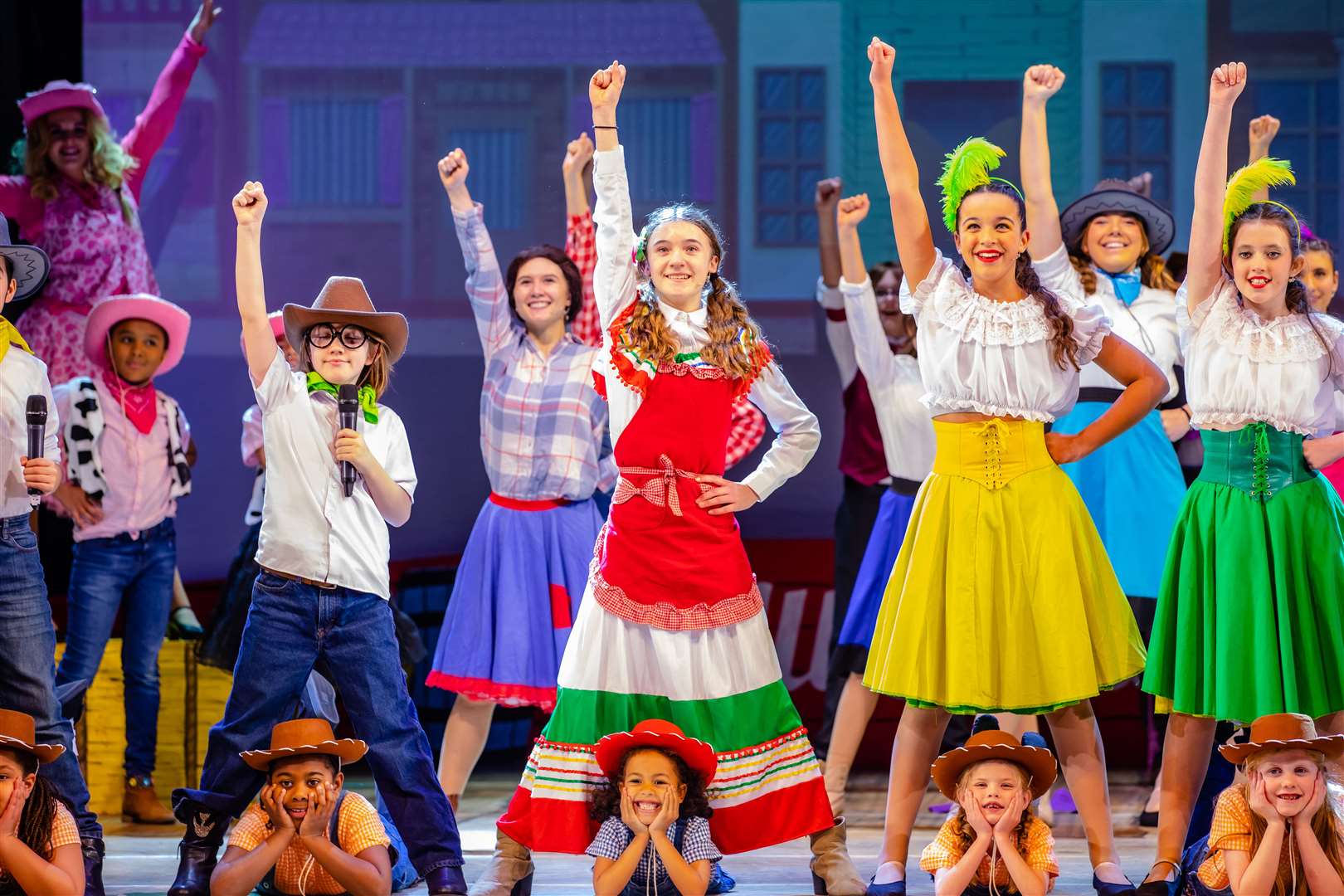 PQA Reading students performing in the West End. Credit: Danny Kaan