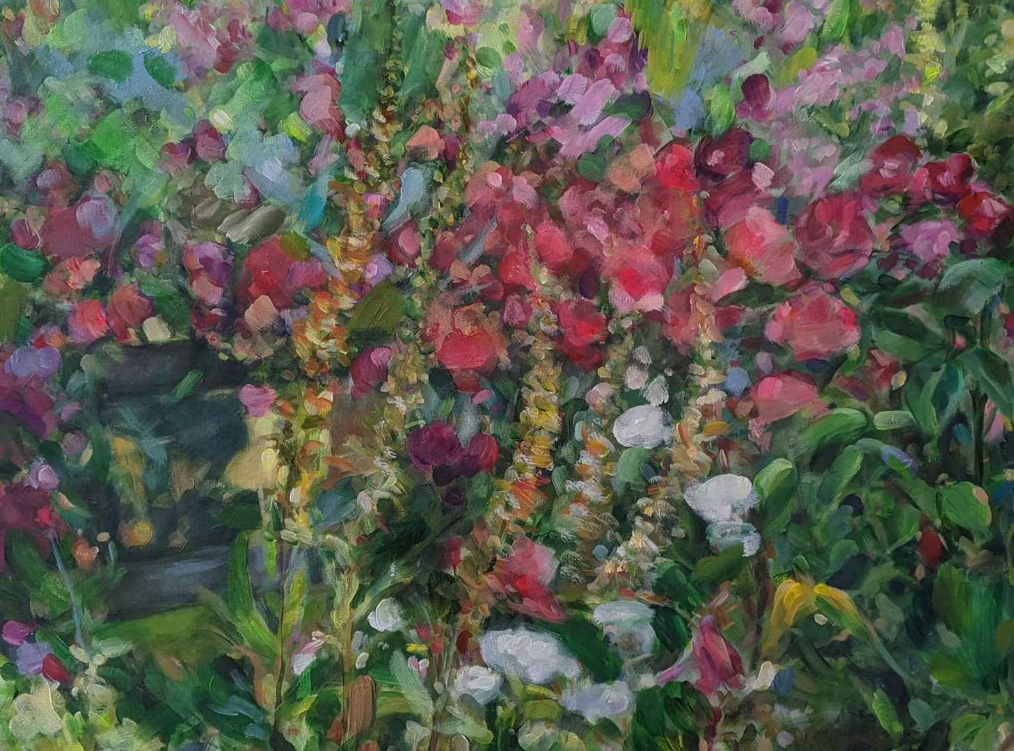 The Bell Inn Garden, Aldworth, Mandy Monkcom