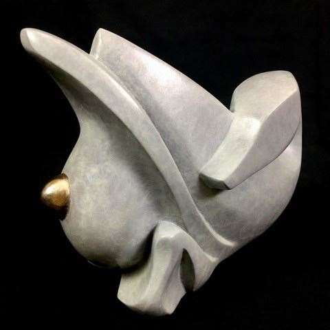 Sacha Constable ‘Goose Laying a Golden Egg’, bronze 15x20x10cm