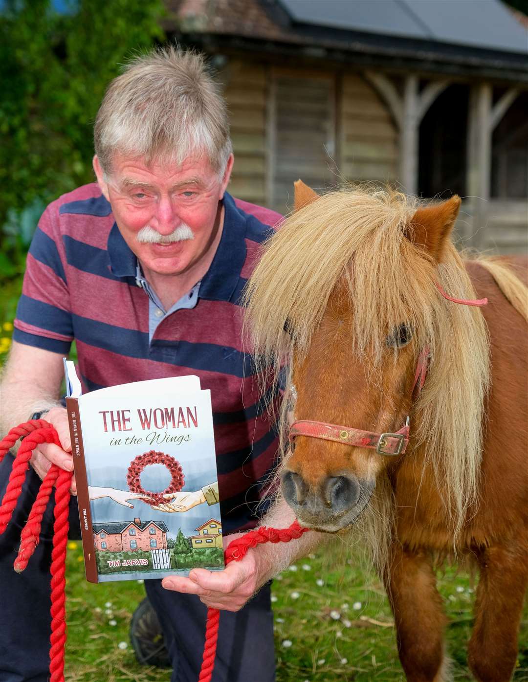 Tim and his miniature Shetland pony Puff