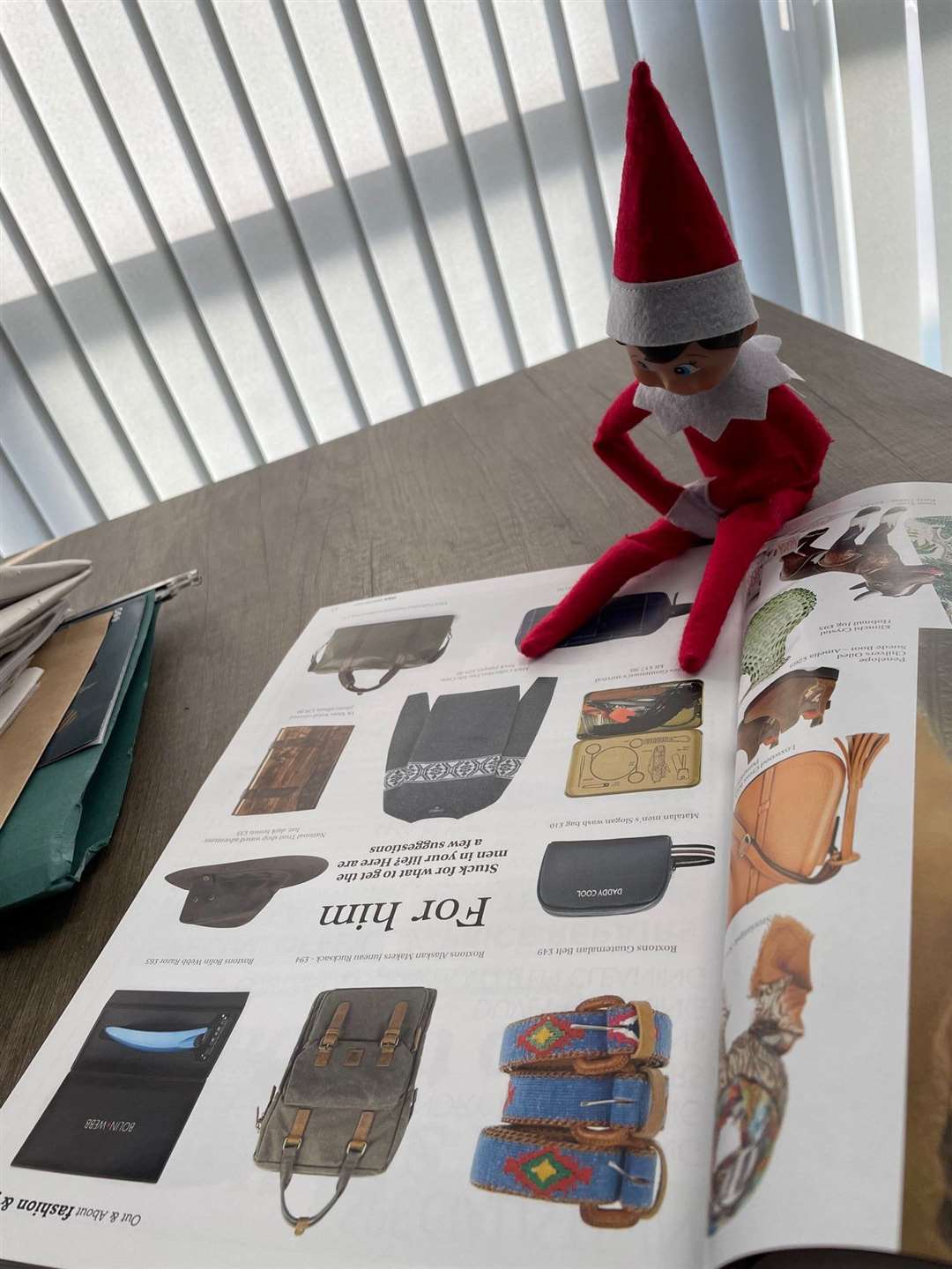 Getting some inspiration for Christmas gifts from Out & About magazine