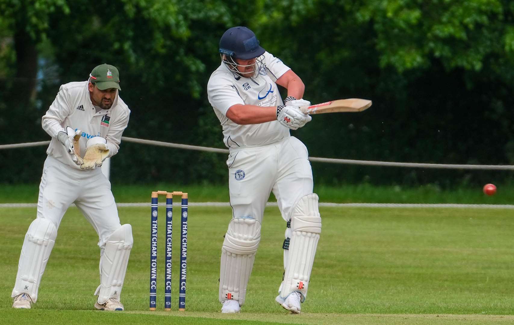 George Wheeler into the on-side