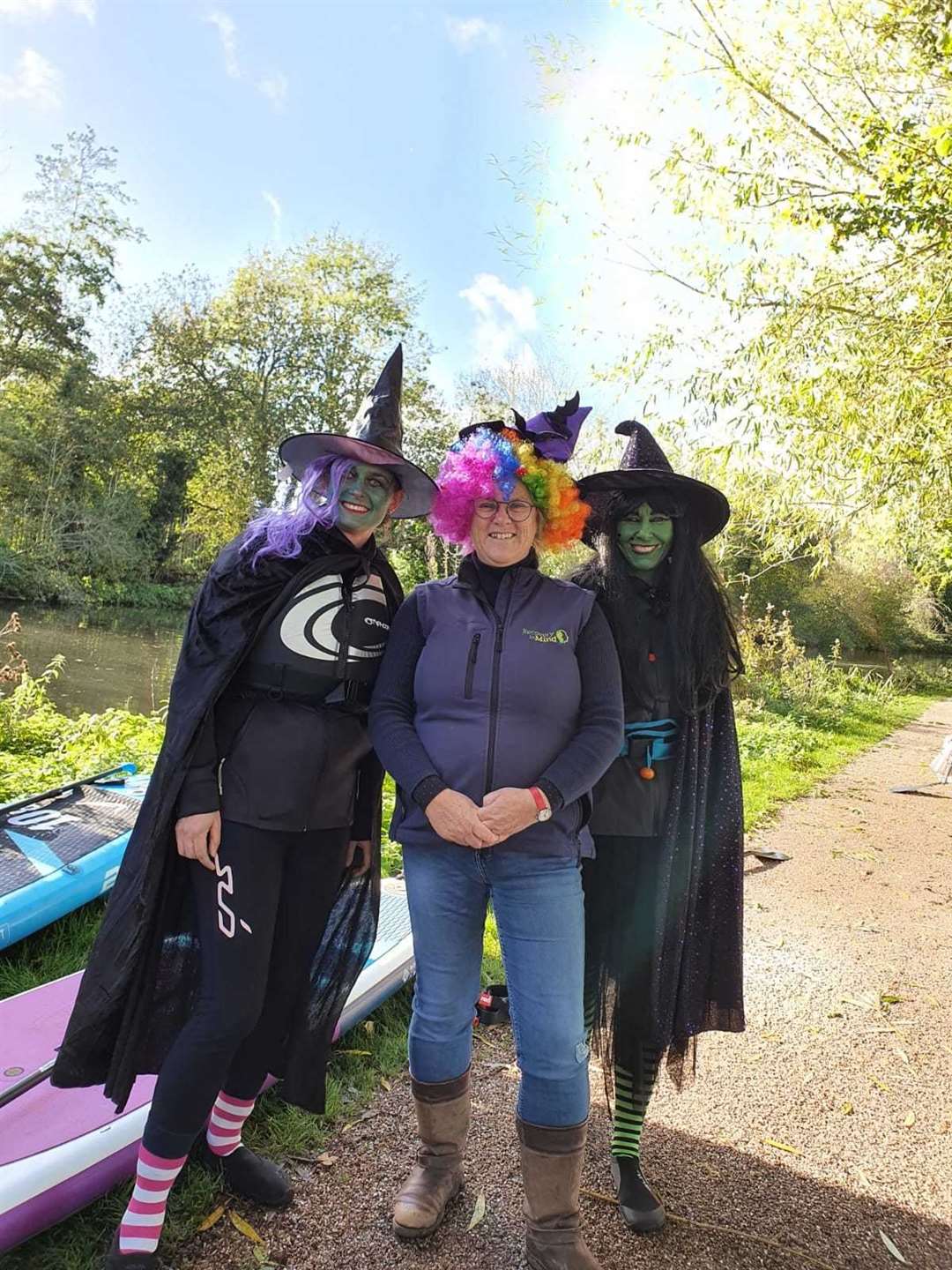 Halloween paddleboarding