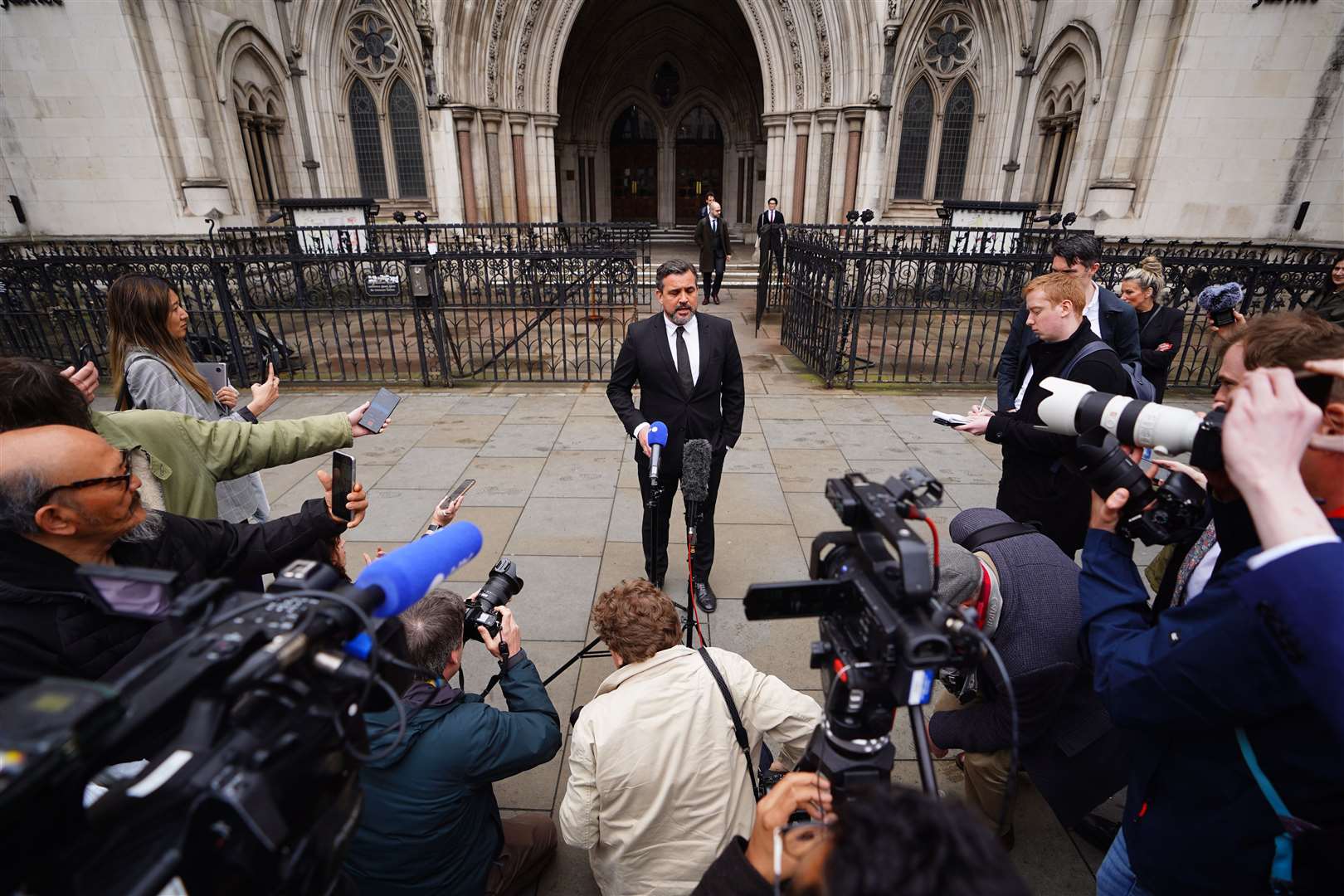Mr Jury said nothing would prevent the claims against Tate from being heard at trial (James Manning/PA)