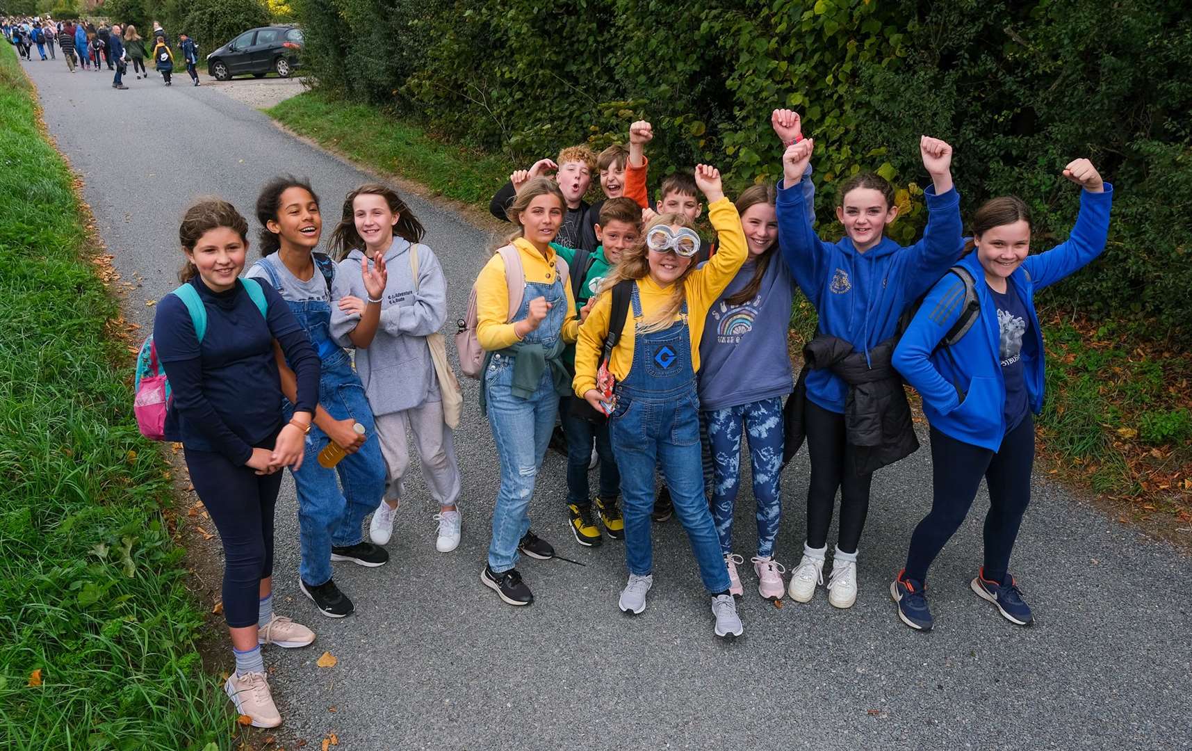 The Downs School charity walk.