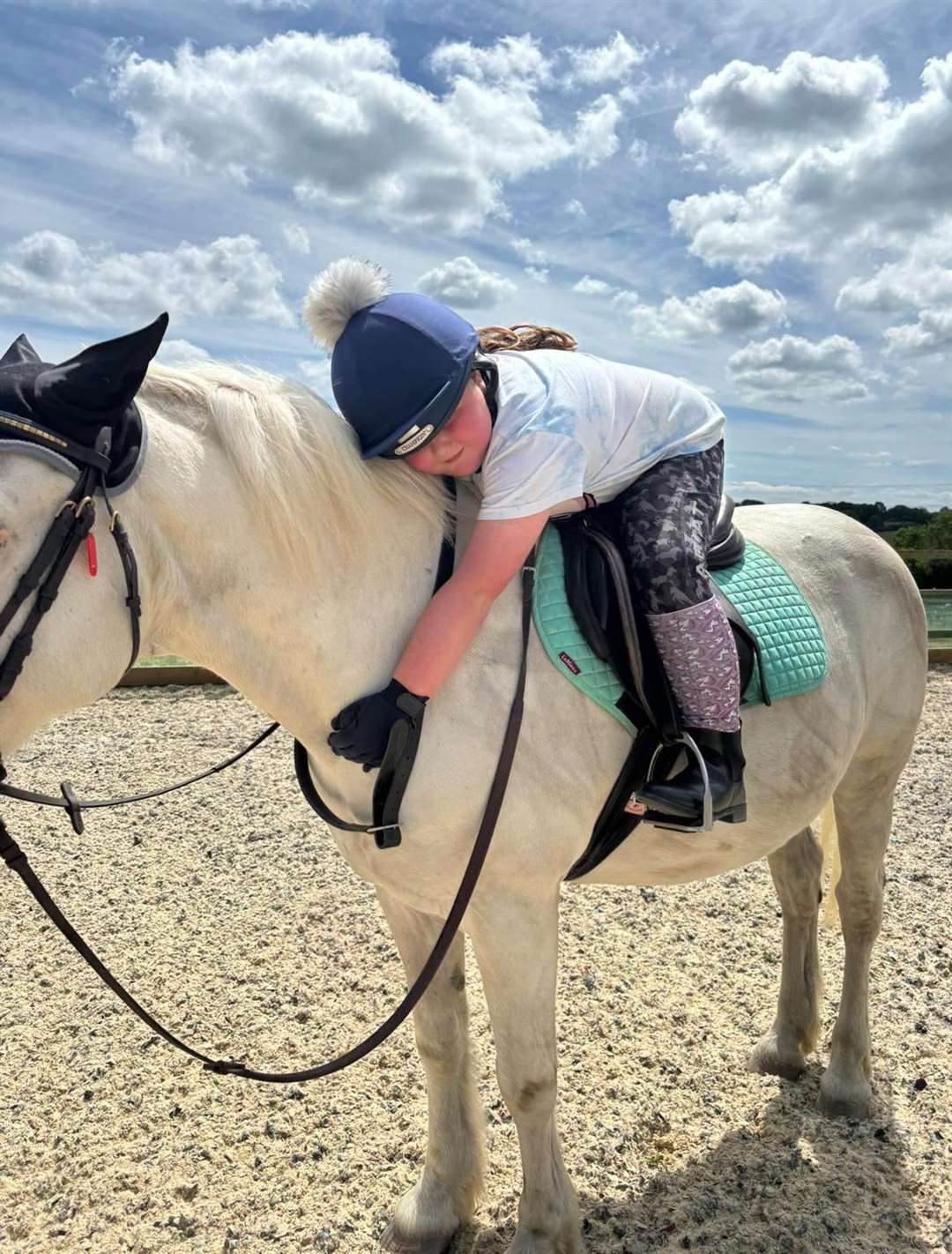 The youngsters, some of whom are recovering from traumatic life experiences, build a bond with the horses at the Stable Futures centre in Mortimer Common