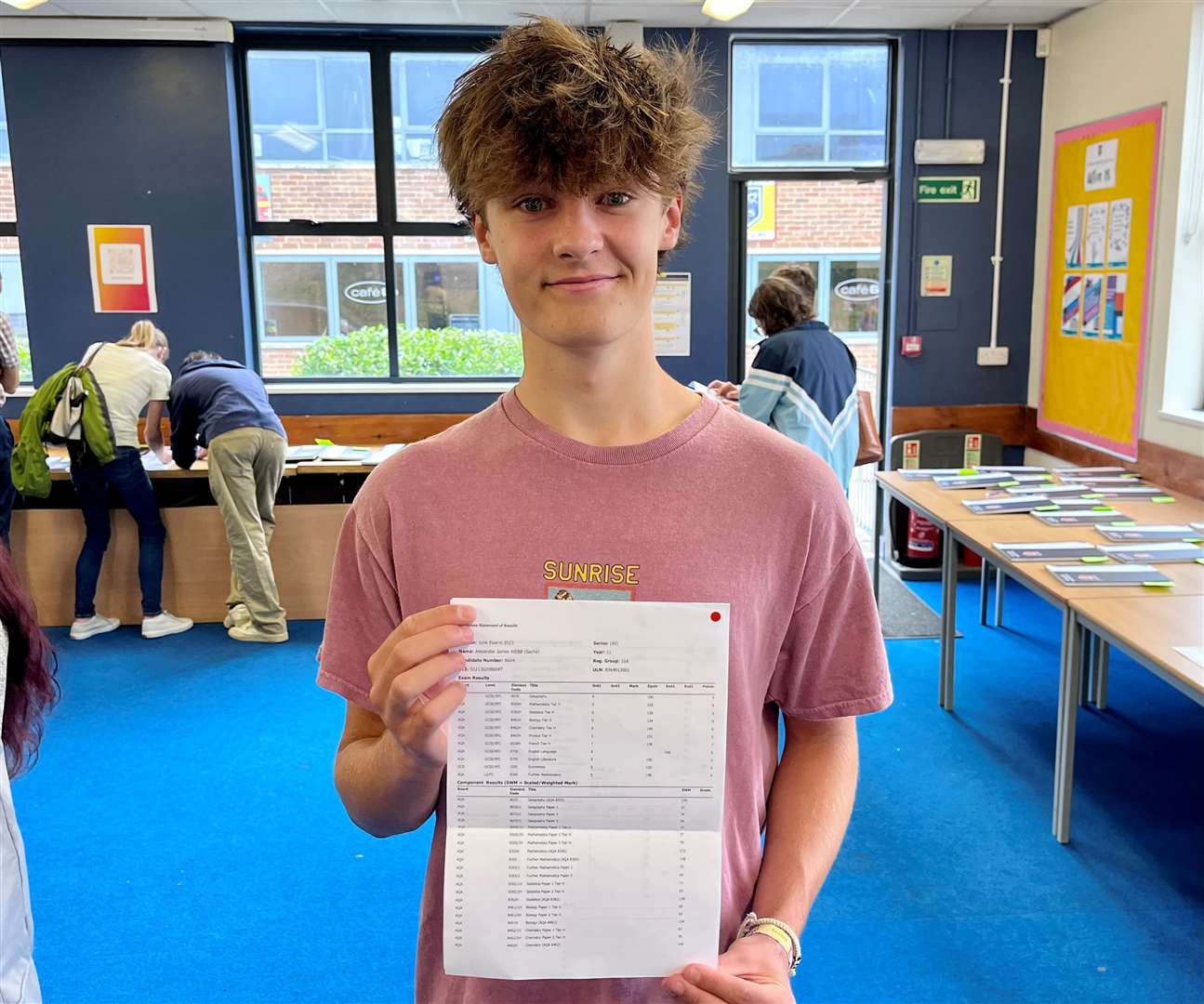 Year 11 pupil Sacha