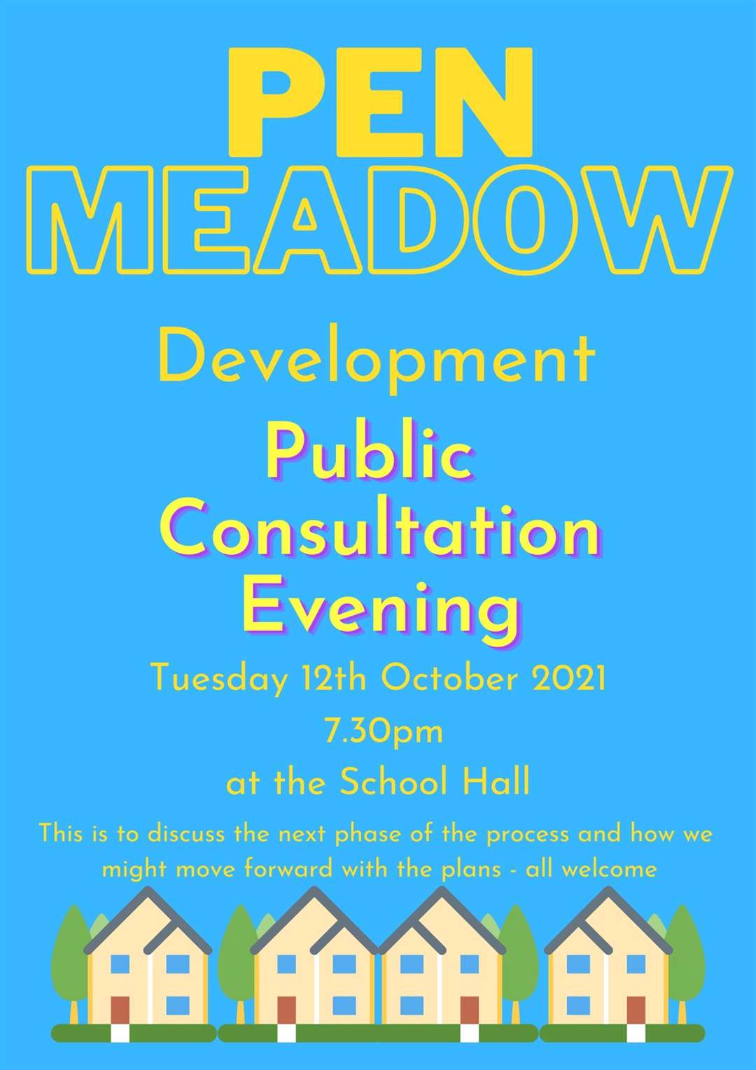 An advertisement for the consultation (credit: East Ilsley Parish Council).