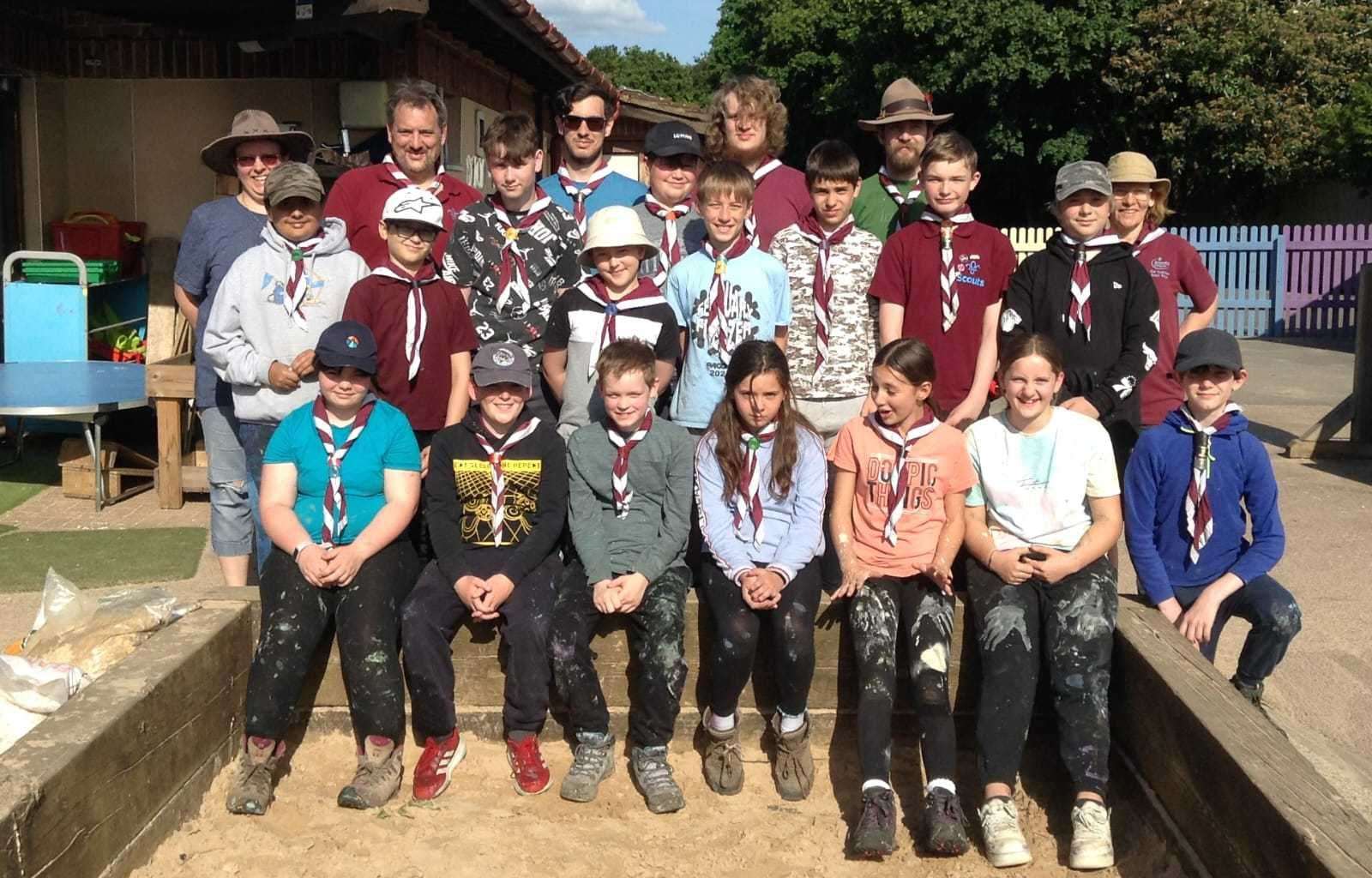 2nd Thatcham Thor Scout Troop. Credit: Louise Doe