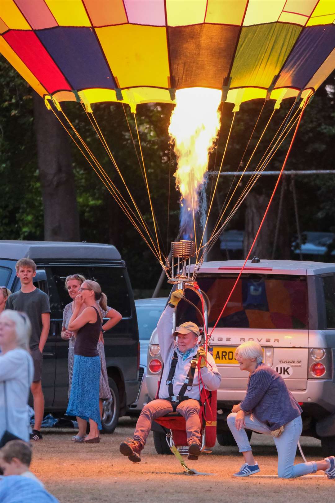 Streatley Recreation Ground - Hot air balloons
