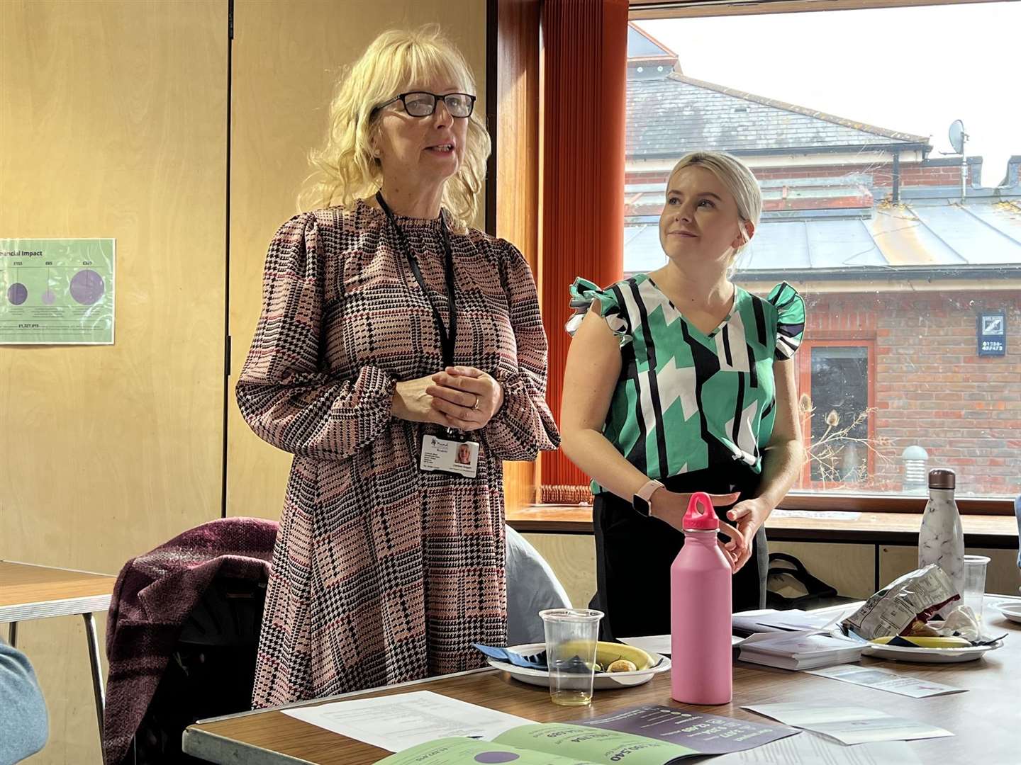 Representatives from mental health charity Andover Mind