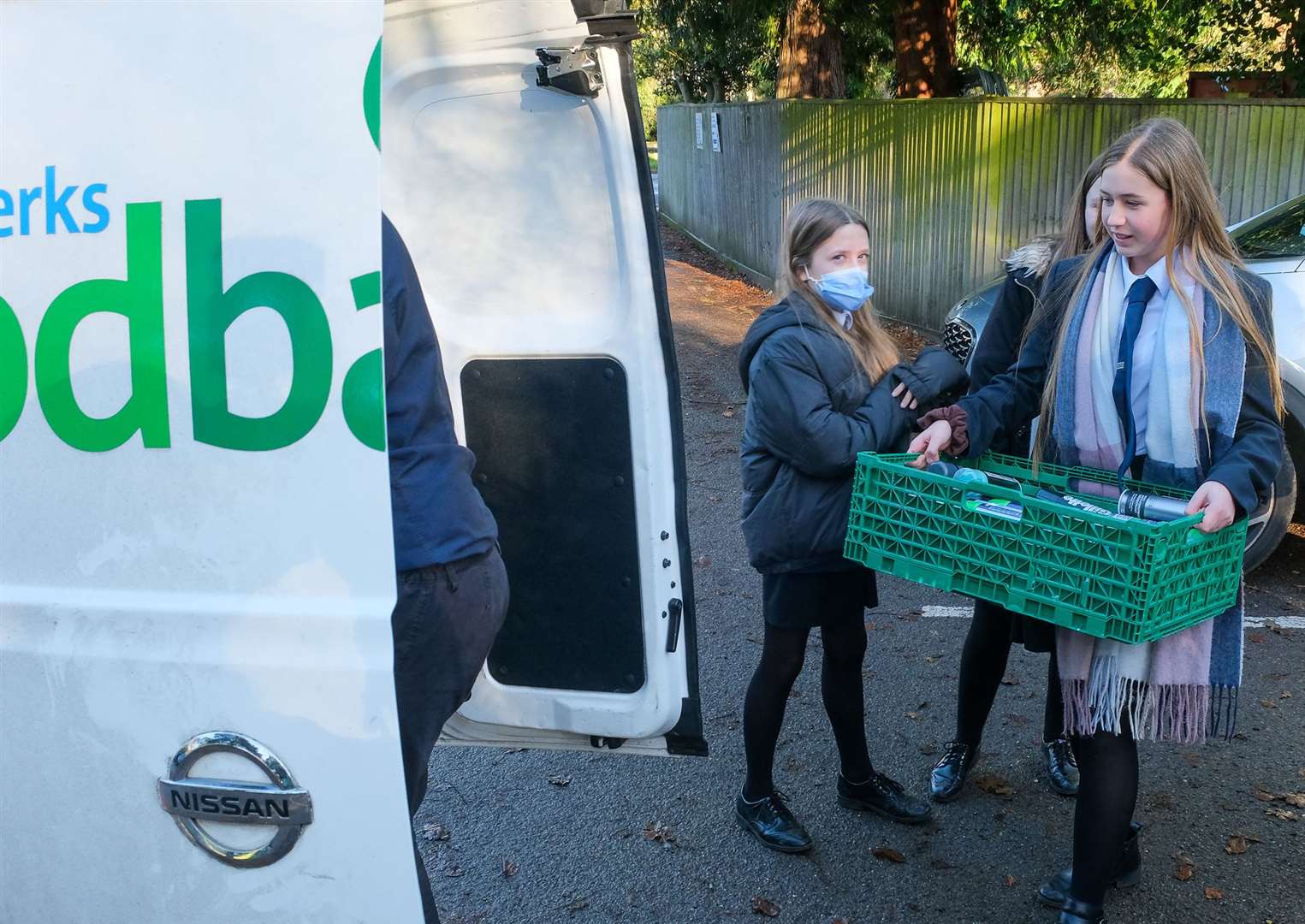 Park House School donated 26 boxes full of supplies to West Berkshire Foodbank. Ref: 50-0521.