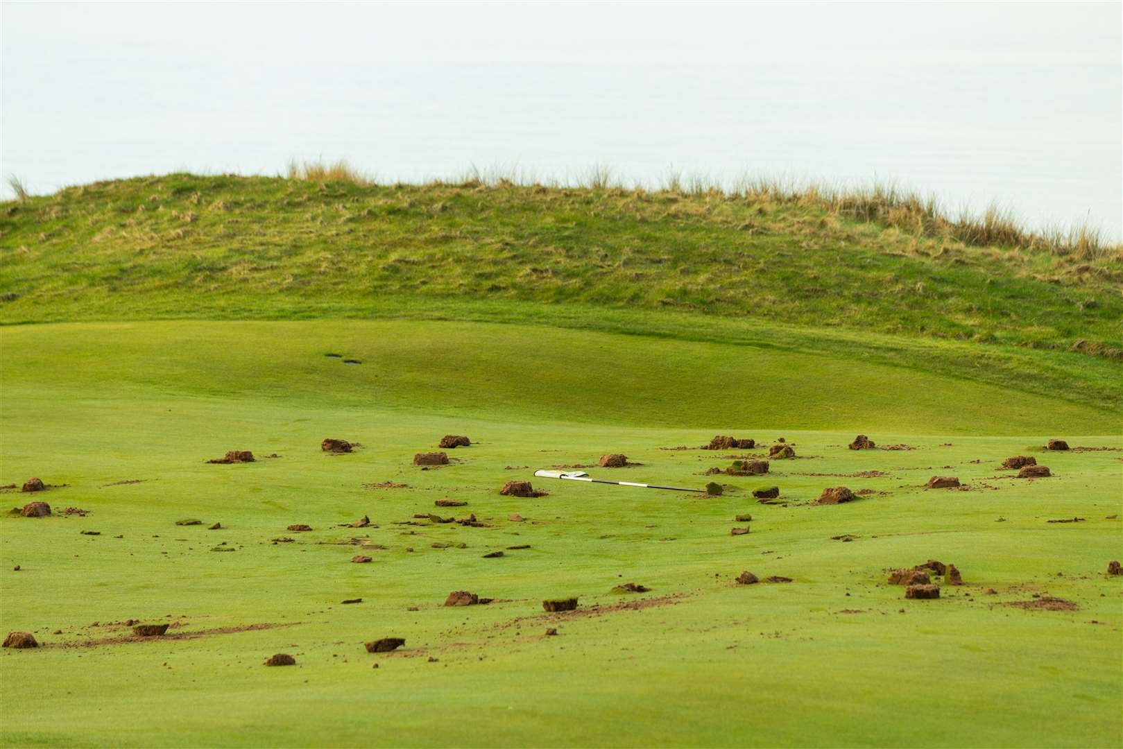 Damage to Trump Turnberry (Milo Chandler/PA)