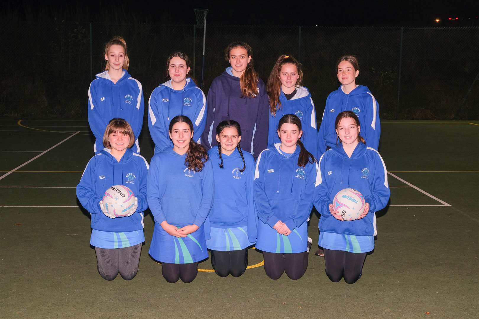 Girls from the under-14s team
