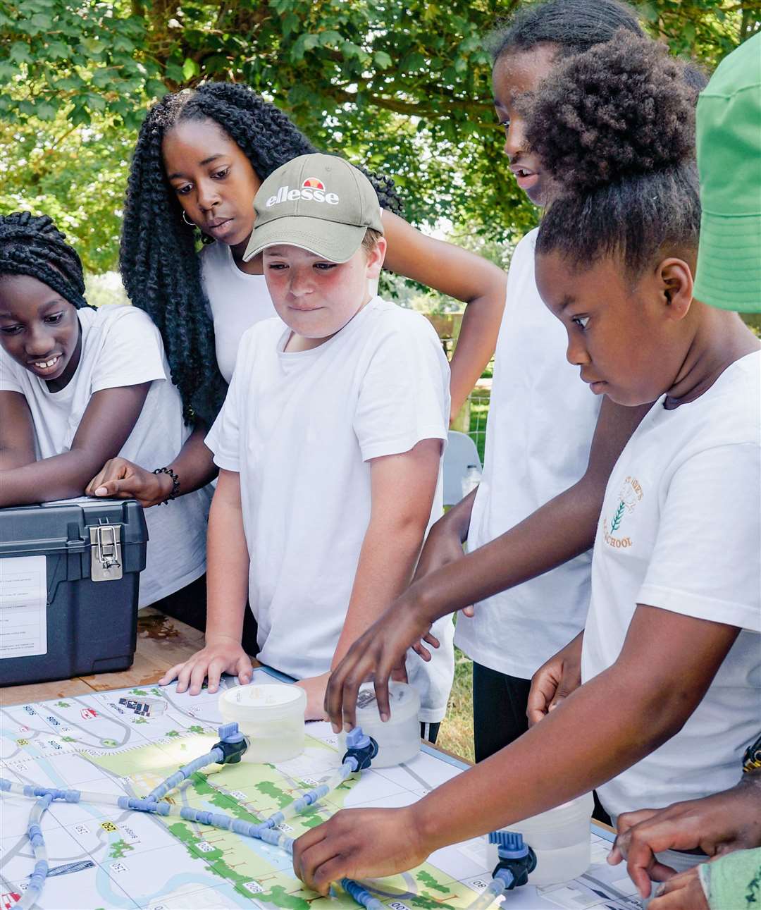 School pupils enjoying a previous Schools Open Day at Englefield Estate