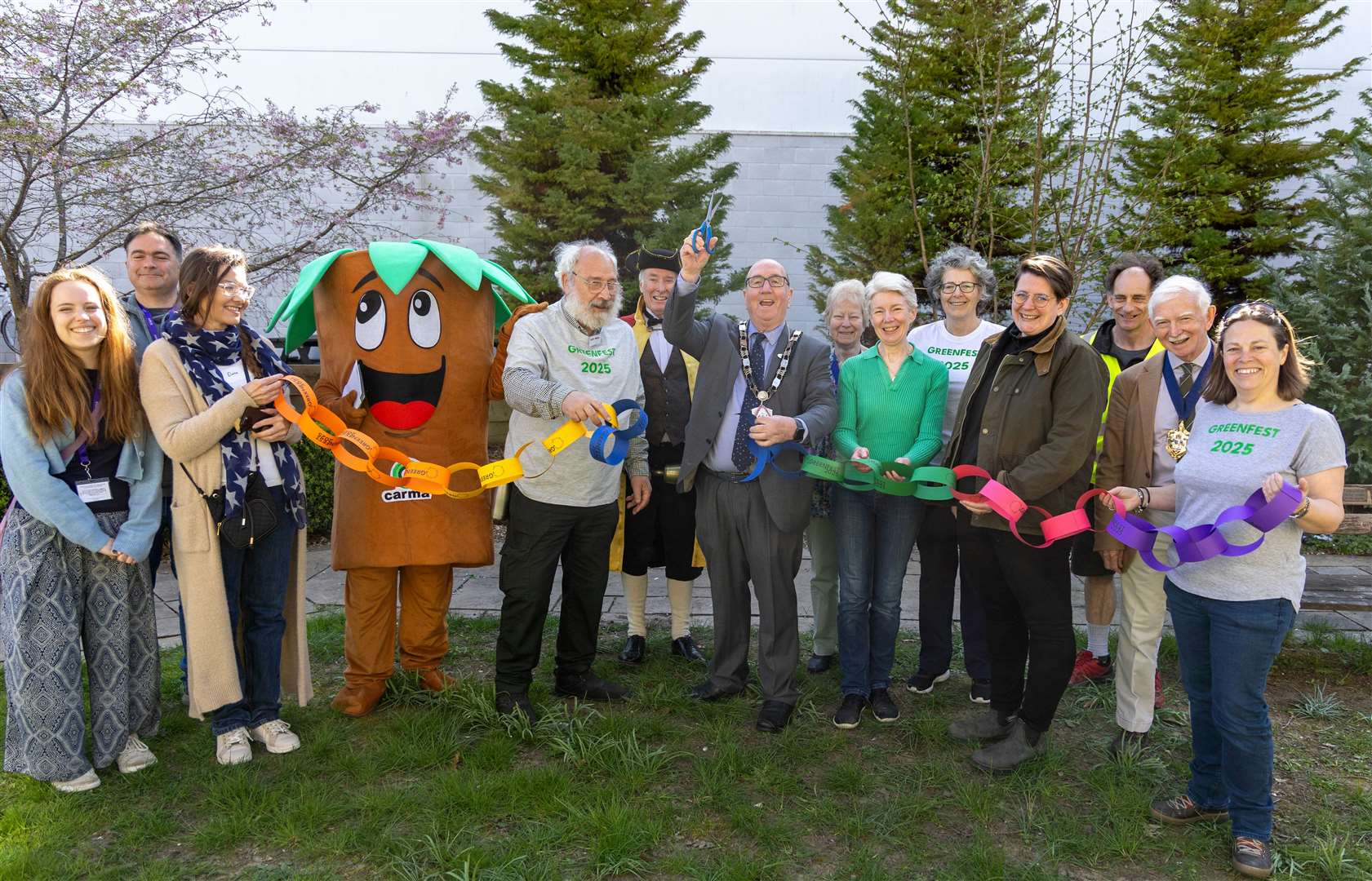 Billy Drummond of West Berkshire Council officially opened Greenfest 2025