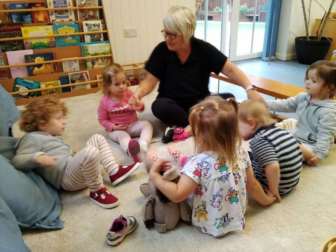 Nursery pupils celebrate