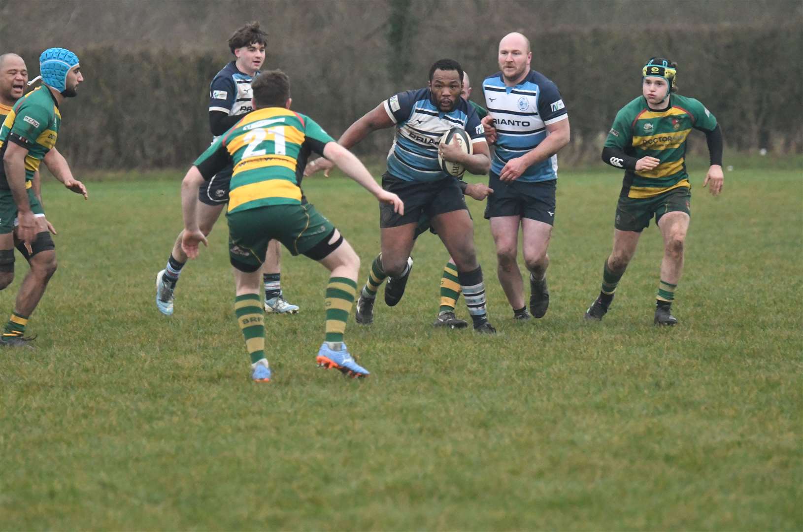 Jamal Watson in action for Newbury Stags - Photo: Peter Branch