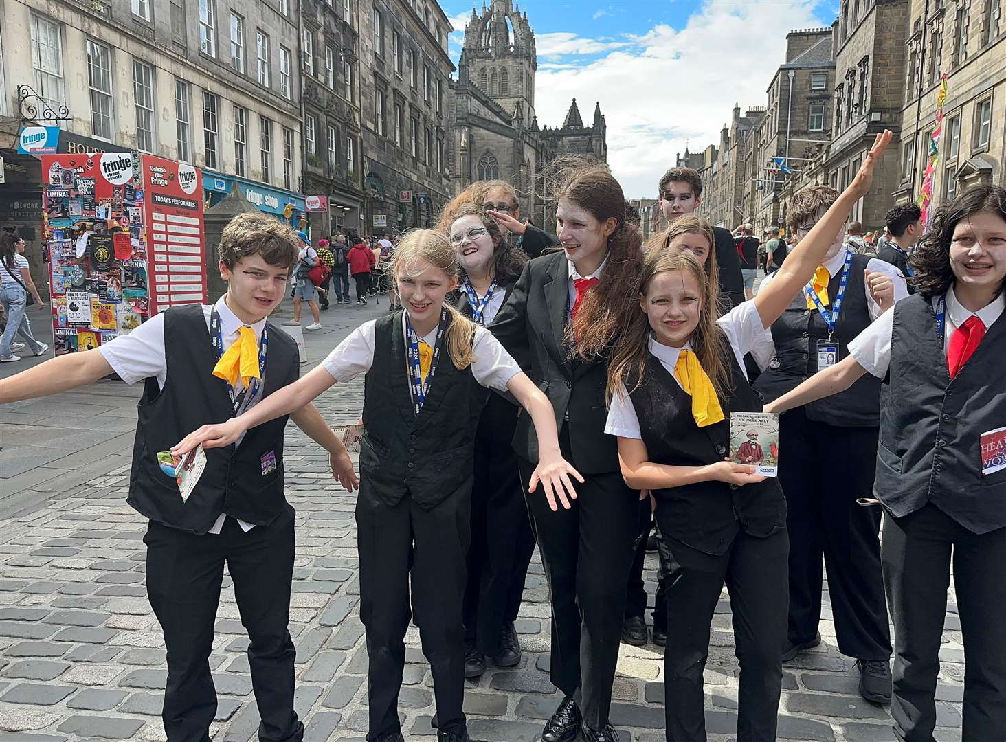 NYT Edinburgh Fringe flying or should that be flyering