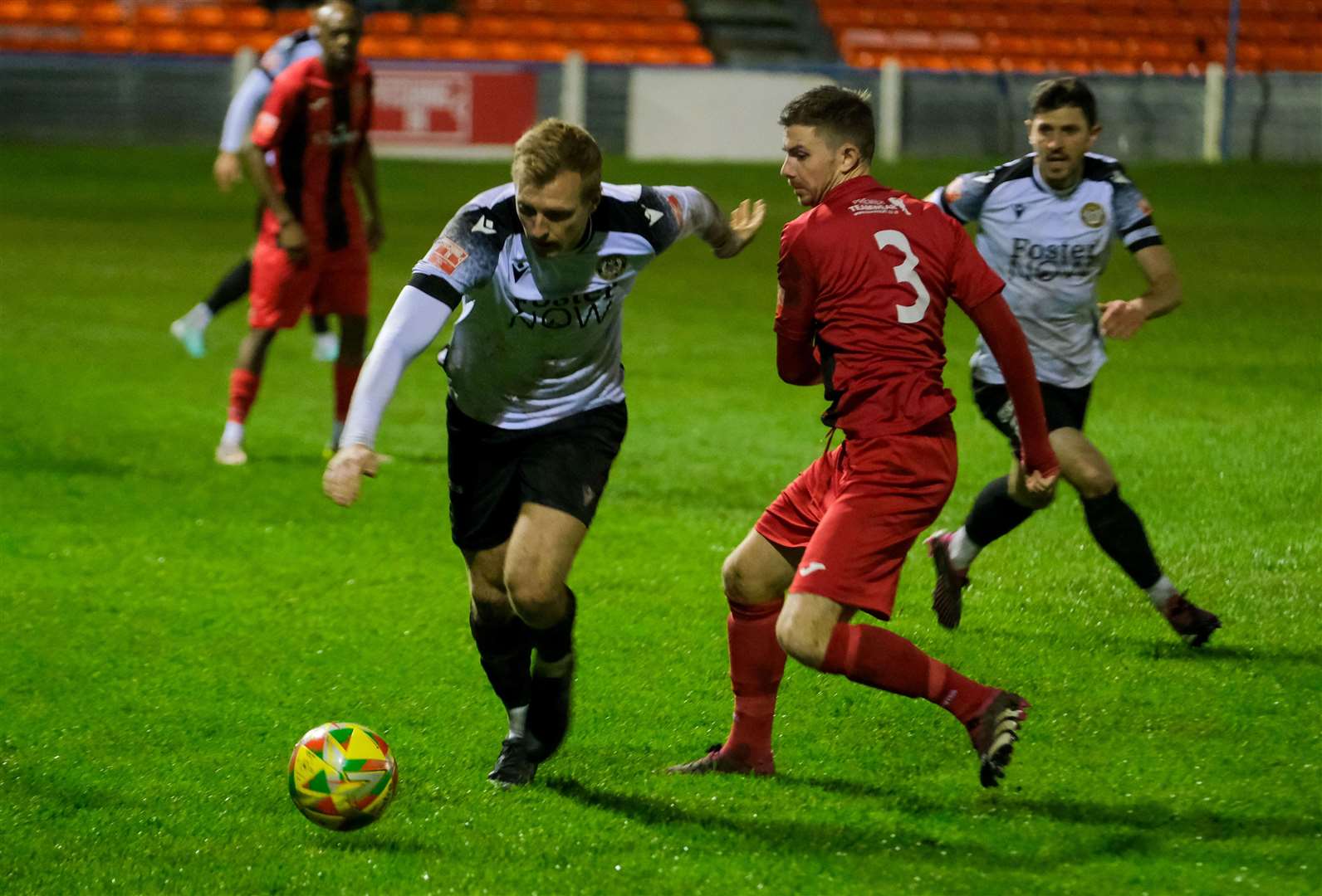 Joe Shepherd had another excellent game in the heart of Hungerford’s midfield