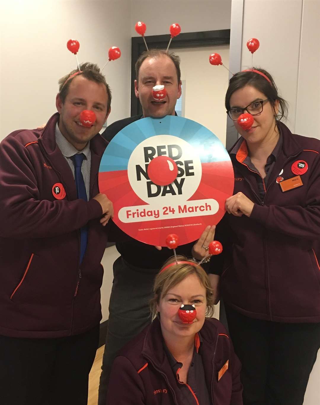 Sainsbury's gears up for Red Nose Day