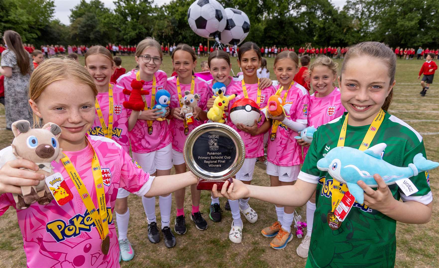 Falkland School girls team gets to semi final in national football tournament