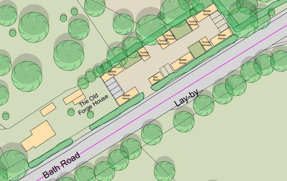 Proposed site plan