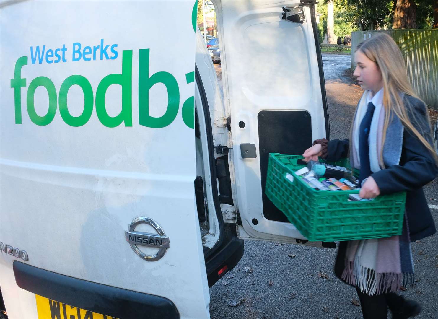 Park House School donated 26 boxes full of supplies to West Berkshire Foodbank. Ref: 50-0521.