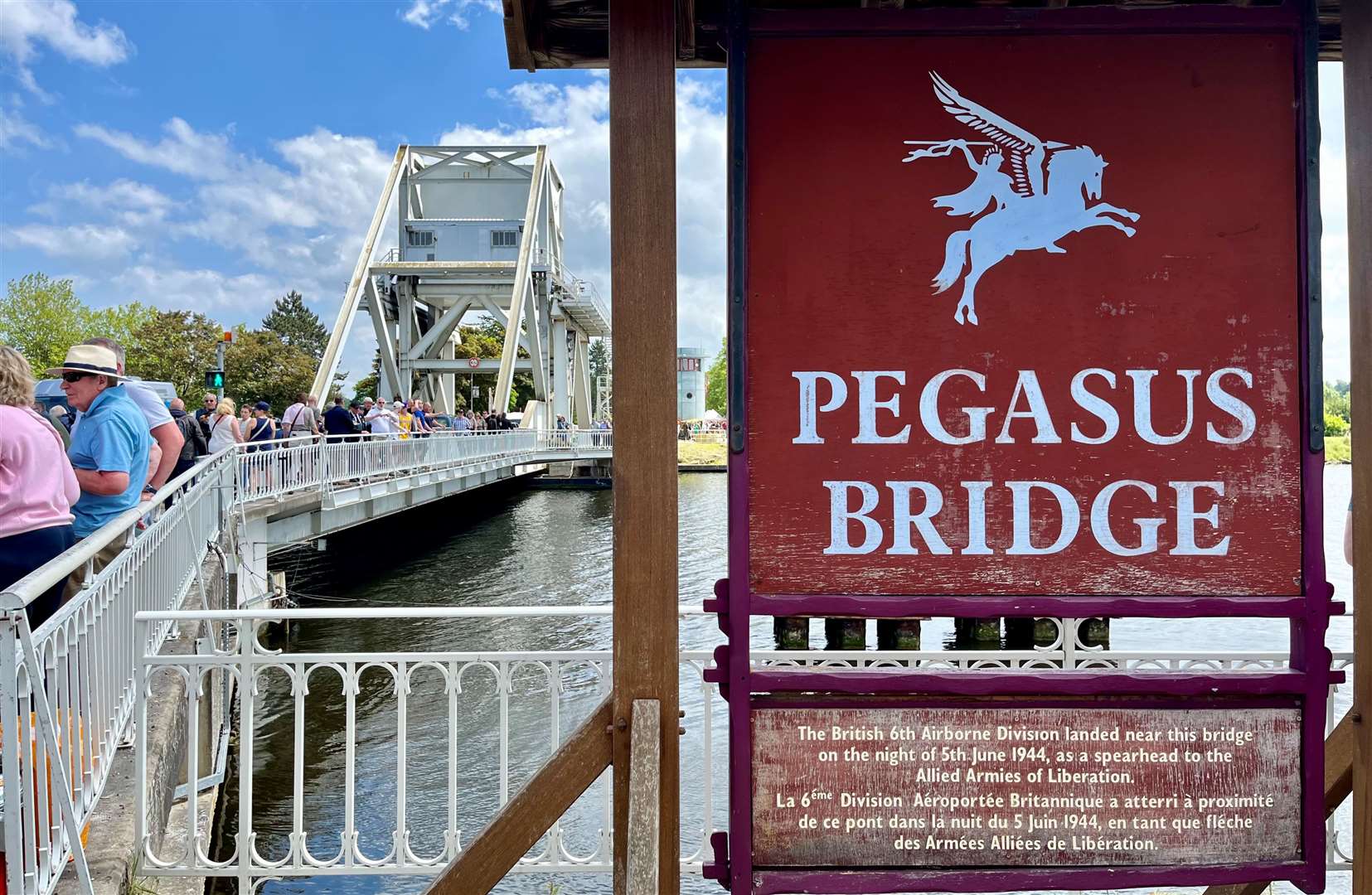 Pegasus Bridge in Bénouville. Credit: Mirek Gosney