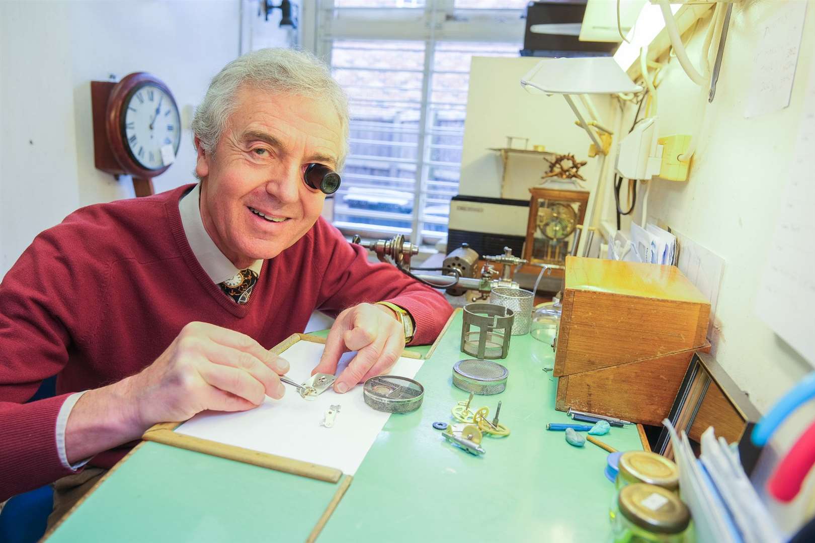 Dave Drummond in Thatcham celebrates 50 years in business