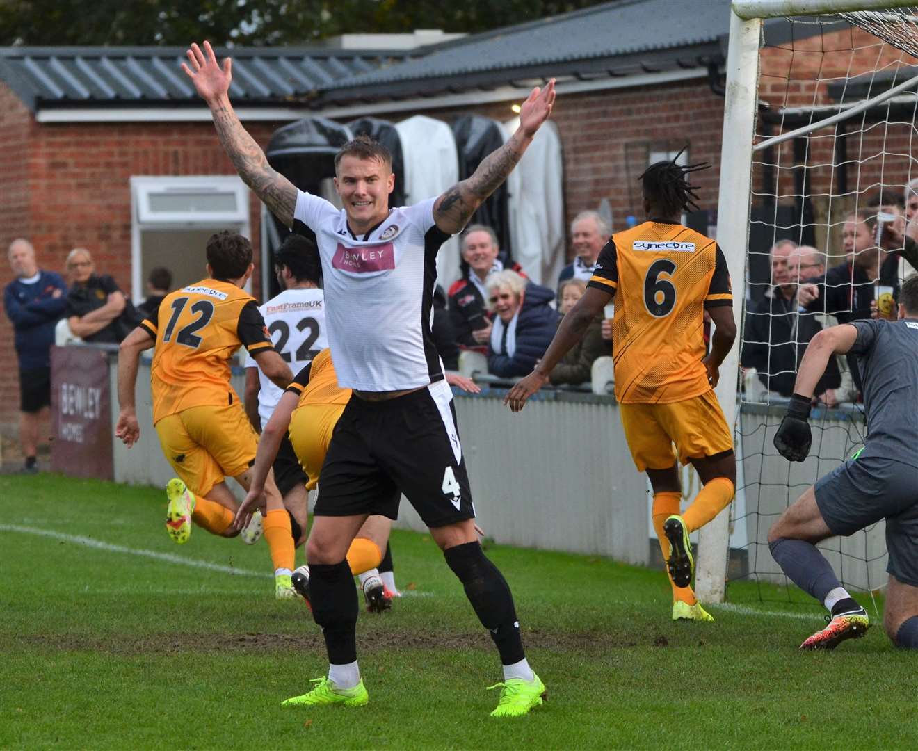 Matt Partridge in action against Maidstone