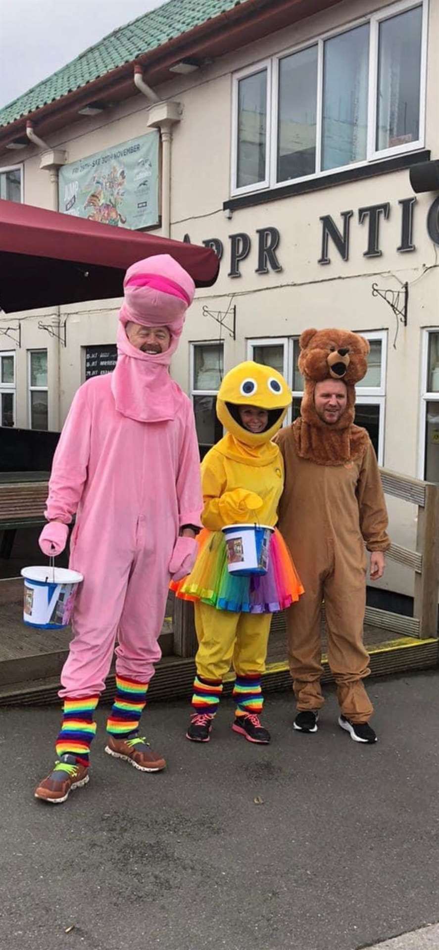 George Brooksmith, Danny Stevens and Donna Parkin are raising money to help fund a defibrillator