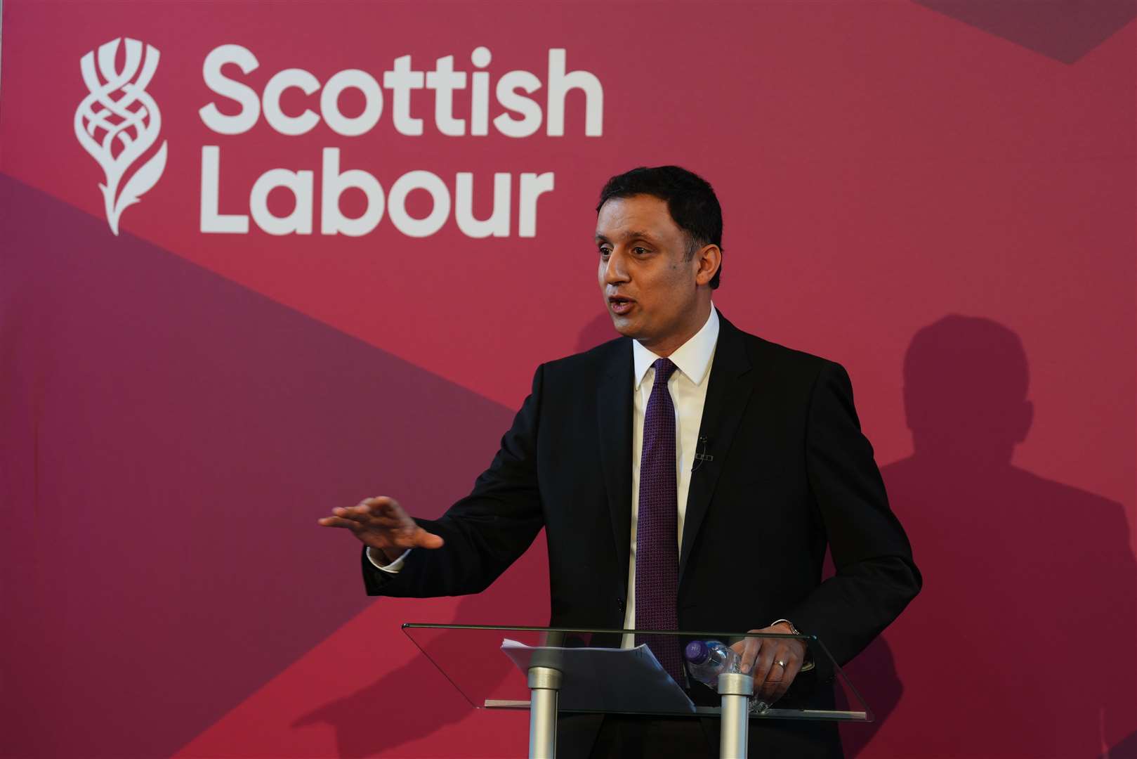 Scottish Labour leader Anas Sarwar has described the ad as a ‘very deliberate dog whistle’ (Andrew Milligan/PA)